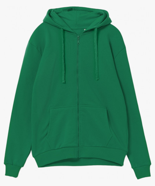 Толстовка на молнии с капюшоном Siverga 2.0, зеленый