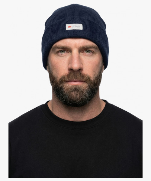 Шапка утепленная ProfLineSpecialist (Акрил), т.синий