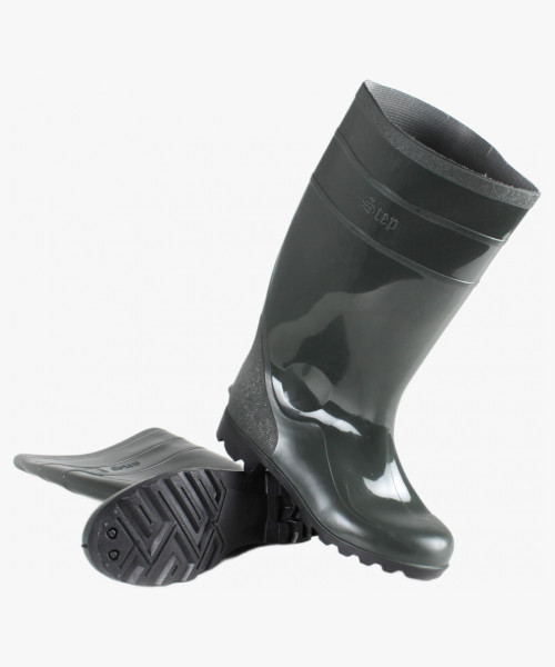 Сапоги мужские ПВХ двухкомпонентные Step, оливковый (арт.С-40)