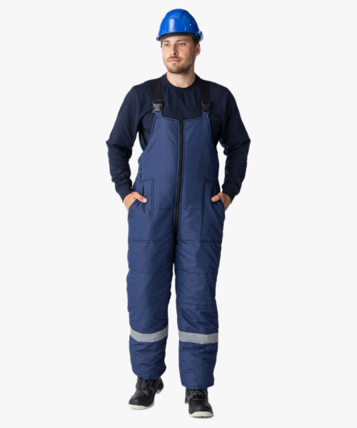 Костюм зимний Беркут (Таслан) п/к, темно-синий/черный