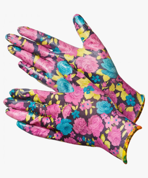 VIOLET Перчатки нейлоновые с нитриловым покрытием