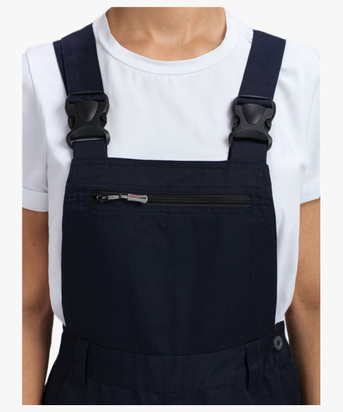 Костюм женский летний ProfLineSpecialist-2 (тк.Смесовая,240) полукомбинезон, т.синий/васильковый