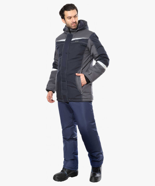 Куртка СИРИУС-ОЗОН синяя с серым