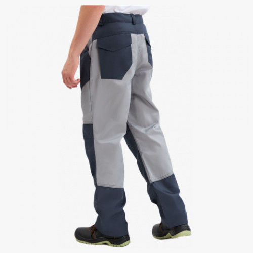 Брюки Лидер IMP (тк.Смесовая,240), т.серый/св.серый