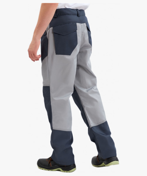 Брюки Лидер IMP (тк.Смесовая,240), т.серый/св.серый