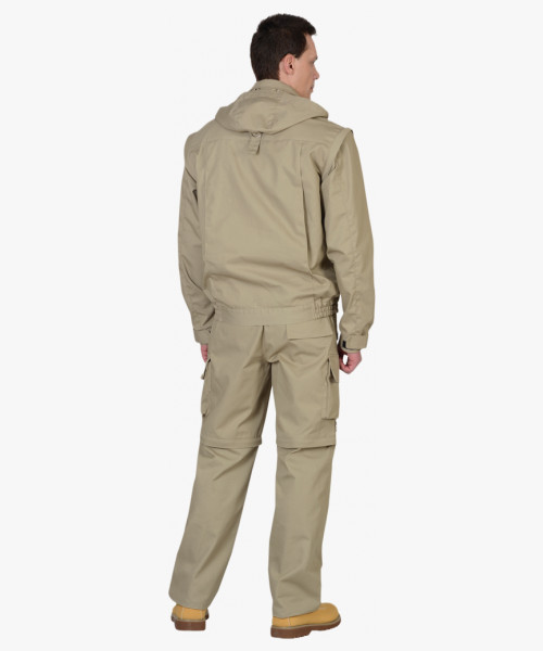 Костюм СИРИУС-ТИГР куртка, брюки (тк. Rodos 245) Песочный