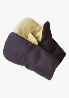 Рукавицы утепленные ватином с брезентовым наладонником