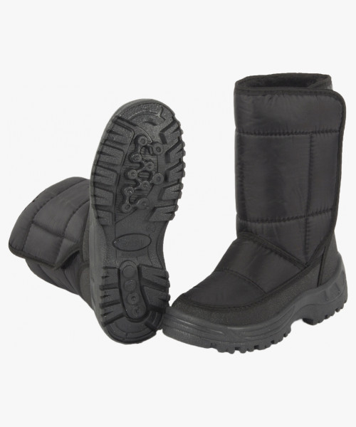 Сапоги женские Дутые ПВХ, черный