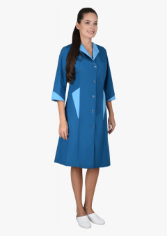 Халат СИРИУС-МАРЛЕН женский морская волна с голубым (СТ)