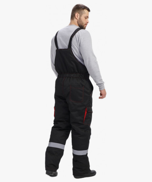 Костюм зимний Нейч-Премиум СОП К. (тк.Смесовая,240) п/к, черный/красный