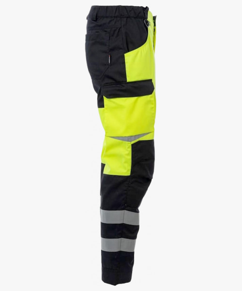Брюки сигнальные Brodeks KS309, цвет жёлтый, чёрный