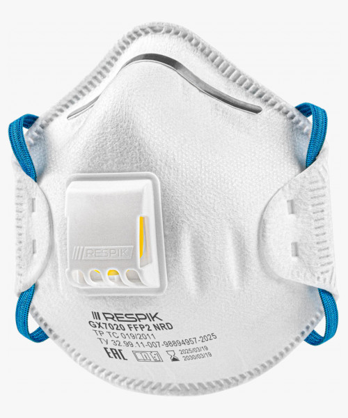 Респиратор чашеобразный RESPIK® GX7020 с клапаном, FFP2 (10 шт)