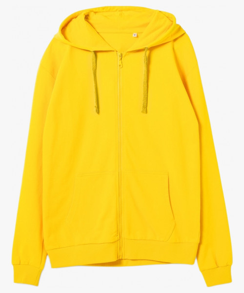Толстовка на молнии с капюшоном Siverga 2.0, желтый