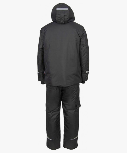 Костюм рабочий зимний Brodeks KW603, куртка, брюки, цвет чёрный