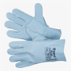 Driver Перчатки из спилка серого цвета без подкладки