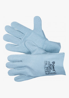 Driver Перчатки из спилка серого цвета без подкладки