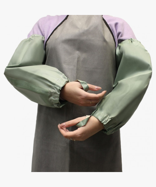 Нарукавники прорезиненные (БЦК), зеленый (пара)