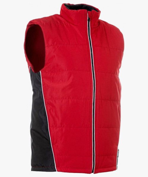 Жилет утеплённый Brodeks KW101, цвет красный, чёрный