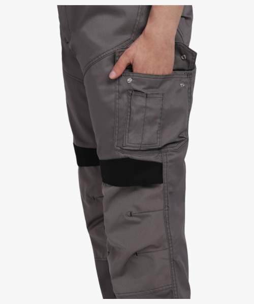 Брюки СИРИУС-ЦИТРИН ср.серый с черным