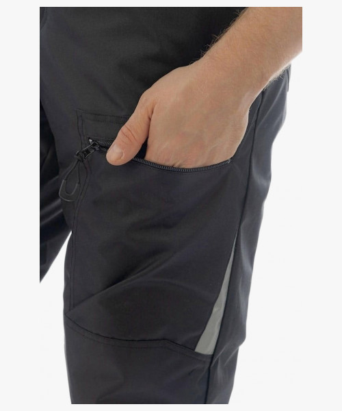 Костюм рабочий зимний Brodeks KW603, куртка, брюки, цвет чёрный