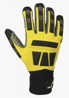 Перчатки DeltaPlus™ EOS VV900 (полиэстер+полиуретан/полиамид с ПВХ точкой+неопрен)