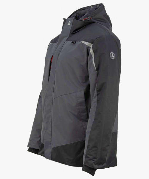 Куртка зимняя рабочая Brodeks KW 231, цвет серый, чёрный