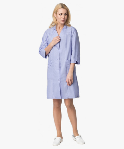 Халат женский Лира (тк.ТиСи), сиреневый