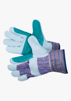 Docker Перчатки комбинированные из спилка c усиленной ладонью