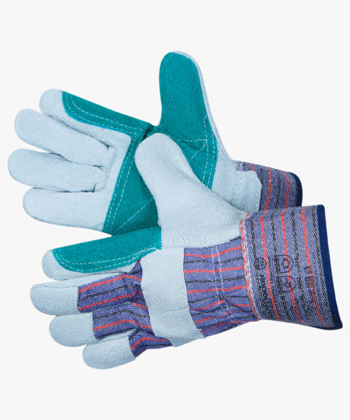 Docker Перчатки комбинированные из спилка c усиленной ладонью