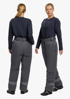 Брюки зимние женские Кнейд СОП (тк.Смесовая,210), т.серый