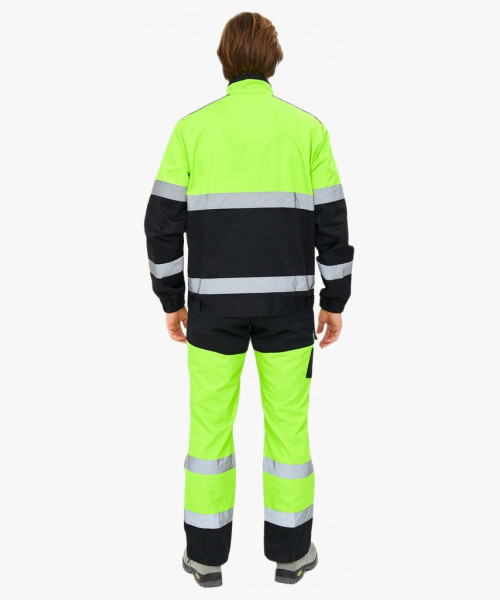 Костюм сигнальный PROFLINE ProfLineSpecialist-2 (тк.Смесовая МВО,240) п/к, желтый/черный