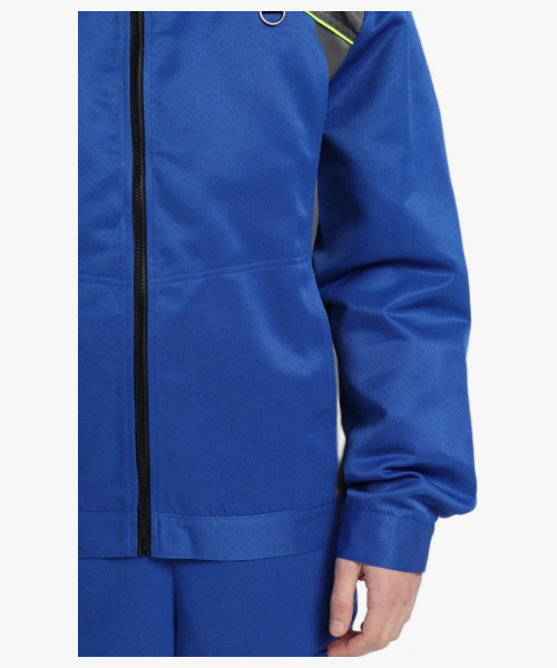 Костюм Практичный-2 СОП CH (тк.Смесовая,210) п/к, васильковый/серый