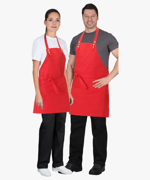 Фартук СИРИУС-БАРИСТА красный