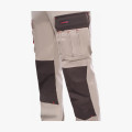 Брюки СИРИУС-ДЖЕТ БРАУН песочные с т.коричневым тк. мех. стрейч с ВО