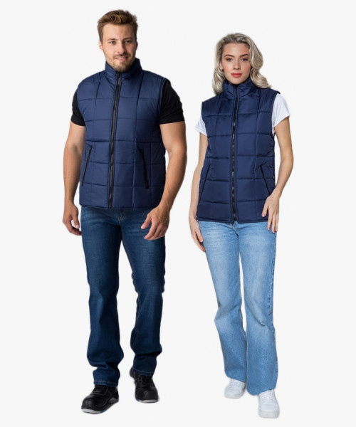 Жилет утепленный Офис (Дюспо), темно-синий