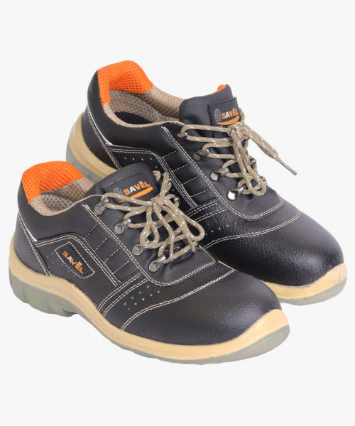 Полуботинки УНИВЕРСАЛ/Ю, кожа (черные), ПУ-ПУ