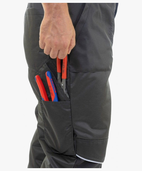 Полукомбинезон мужской зимний Brodeks KW403, цвет чёрный