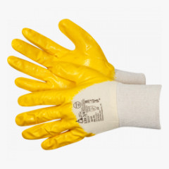 Astra LITE 3/4 Перчатки с частичной обливкой нитрилом жёлтого цвета