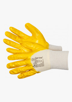 Astra LITE 3/4 Перчатки с частичной обливкой нитрилом жёлтого цвета