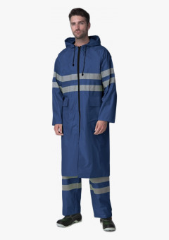 Плащ влагозащитный СОП (ПВХ,230), т.синий