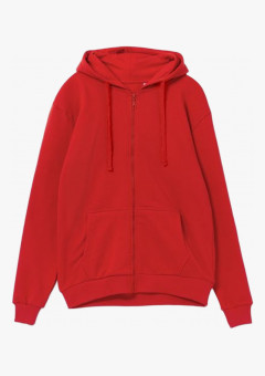 Толстовка на молнии с капюшоном Siverga 2.0, красный