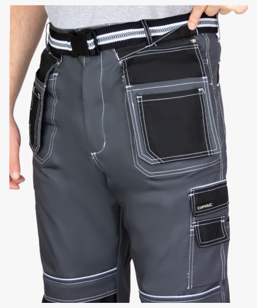 Брюки СИРИУС-ПРЕСТИЖ-Л темно-серый с черным