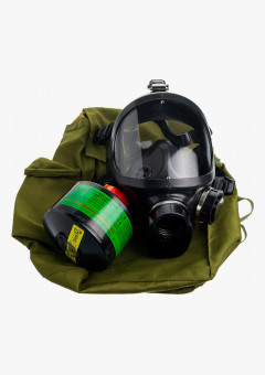 Противогаз промышленный Бриз-3301 (ППФ) К2 с маской ППМ-88