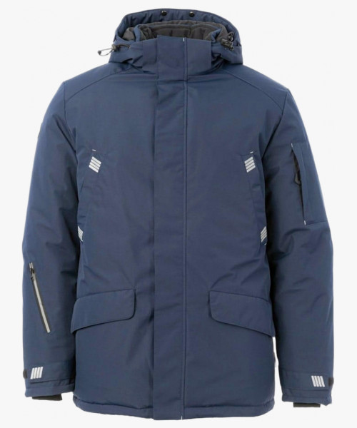 Куртка-парка зимняя мужская Brodeks KW204, цвет синий