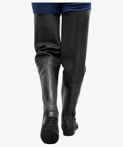 Сапоги мужские Рыбацкие резиновые, черный