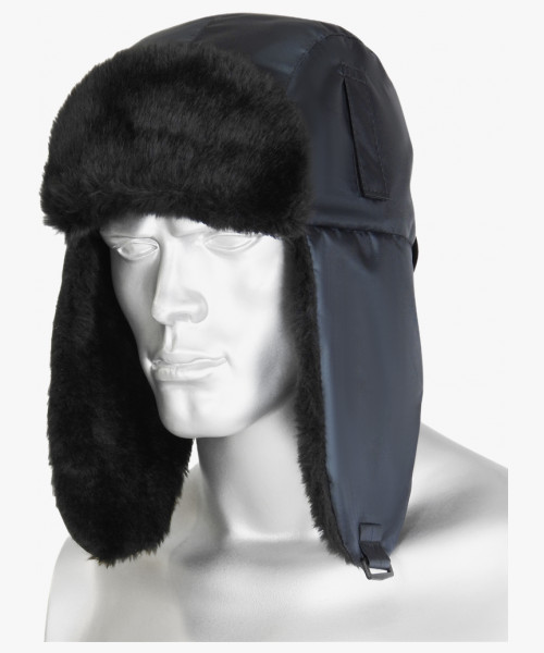 Шапка-ушанка СИРИУС-ЕВРО тёмно-серая