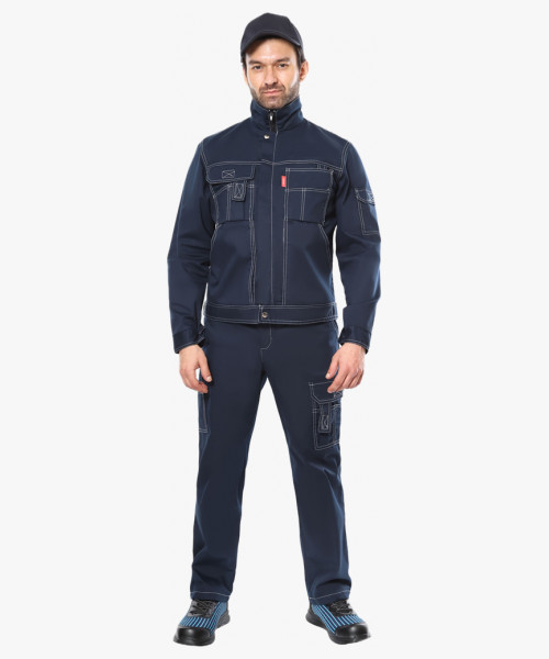 Костюм СИРИУС-ПЛУТОН-РОСС куртка, брюки тёмно-синий