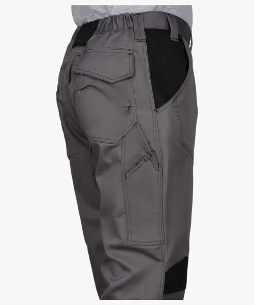 Костюм СИРИУС-ЦИТРИН куртка, брюки ср.серый с черным