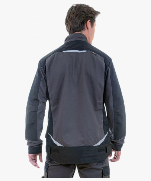 Куртка летняя мужская Brodeks KS202, цвет серый, чёрный