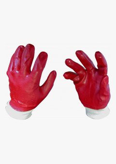 Перчатки Гранат МБС полный облив ПВХ манжет резинка